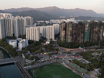 Nach Brand in Hongkong