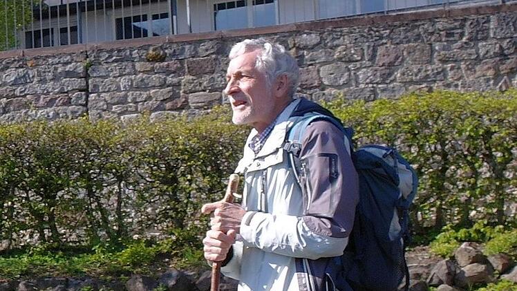 Guido Sauer hat viel über den Volkersberg geforscht und geschrieben. Foto: Stephanie Elm