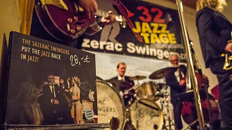 Beste Stimmung: Die Sazerac Swingers gastierten im Rahmen der Jazztage Sonneberg in Ketschenbach.Foto: Jochen Berger