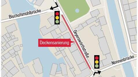 Halbseitige Sanierung der Geyerswörthstraße