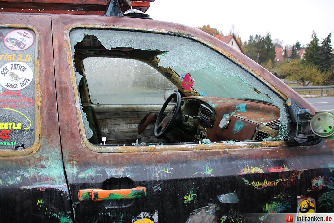 Rat-Look-Auto in Euerdorf gestrandet