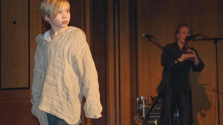 Hauptdarsteller Henrik van Rijn (9) aus Oberthulba entführte das Publikum ins "Phantasieland Bad Kissingen".Sigismund von Dobschütz