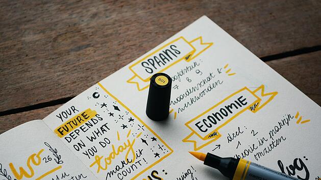 Terminplaner mal anders: Das Gestalten eines Bullet Journals macht Spaß und fördert die Kreativität.