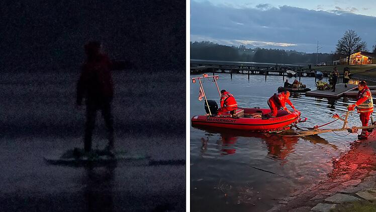 Hof: Mann klaut Boot und geht auf dem Untreusee fast unter