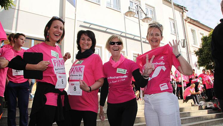 Aus dem französischen Département Calvados: Melanie Lepoultier (von links), Sylvie Jacq, Sylvie Lenourrichel und Virginie Le Dressay  Foto: uli