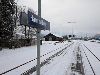 Unmittelbar nach dem Hammelburger Bahnhof werden ab Montag, 15. Februar, Schienen erneuert.