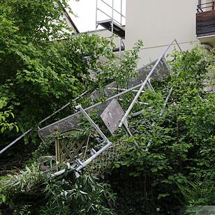 49-Jähriger stürzt in Bischberg acht Meter tief vom Gerüst