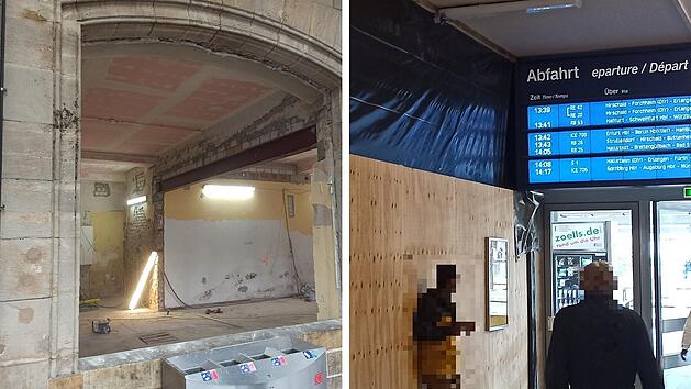 Bamberg: Bahnhof bekommt zwei neue Geschäfte - DB klärt Rätsel um Holzverkleidung auf