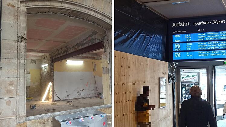 Bamberg: Bahnhof bekommt zwei neue Geschäfte - DB klärt Rätsel um Holzverkleidung auf