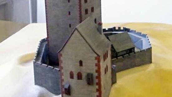 So soll die ehemalige Burg von Leutenbach ausgesehen haben.  Foto: Gernot Wildt