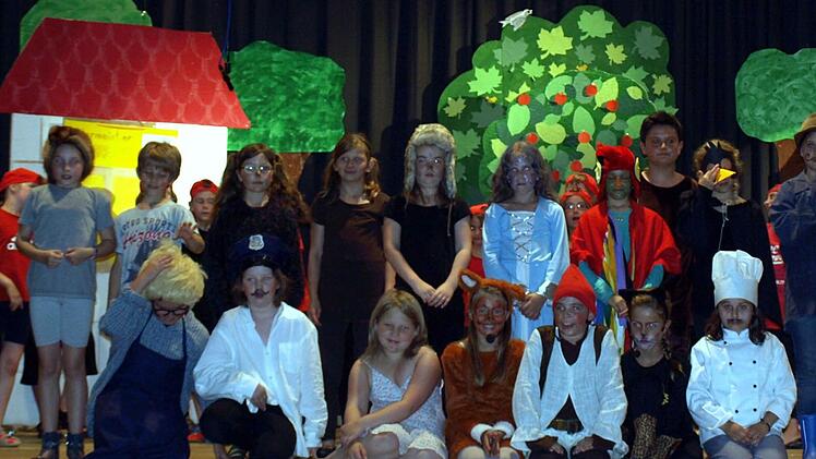 Die komplette Schulspielgruppe