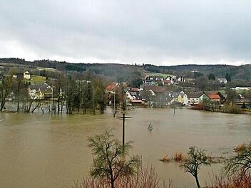 Land unter in Ködnitz Foto: Archiv/Dieter Hübner