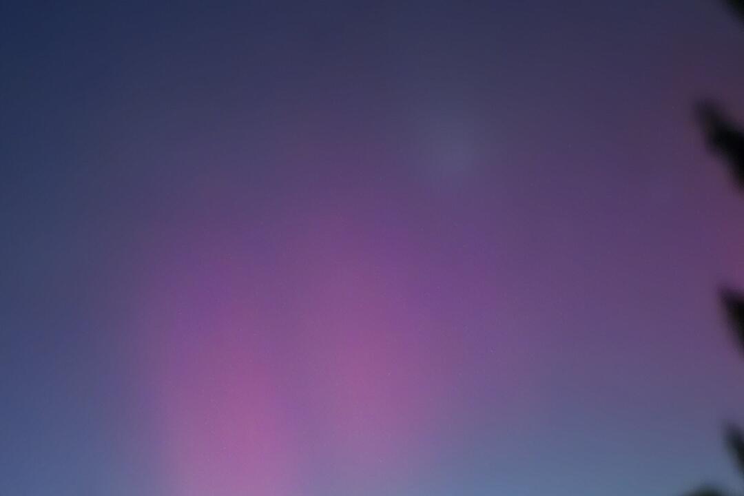 Polarlichter &uuml;ber Bamberg