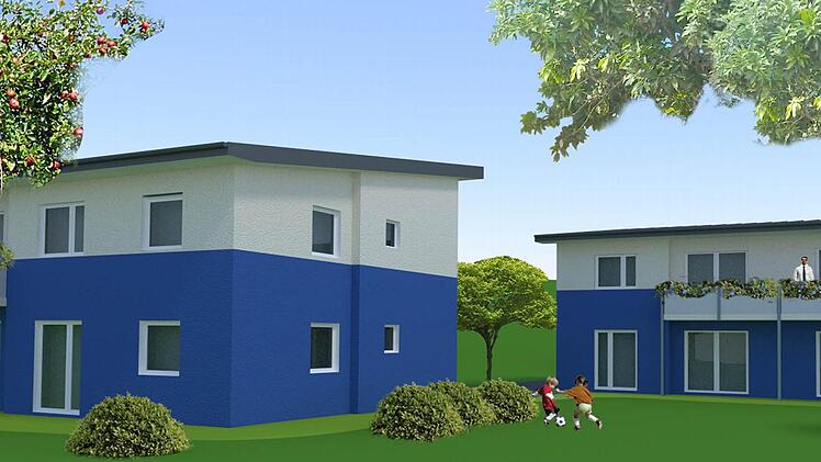 So sollen die Häuser aussehen.