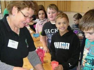 Milch und Joghurt haben den Kindern geschmeckt. Foto: GSBurkardroth
