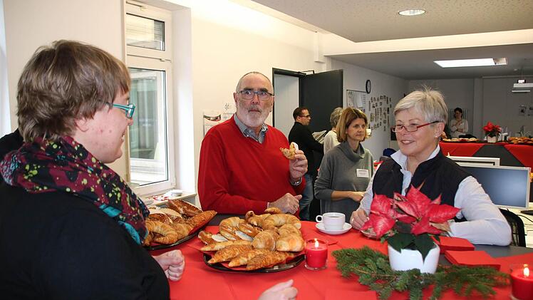 Eindrücke vom Redaktionsfrühstück der Saale-Zeitung. Foto: Ralf Ruppert