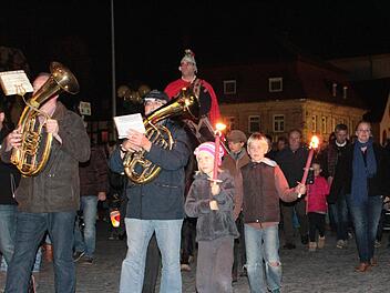 Der Martinszug in Forchheim. Foto: Jennifer Hauser