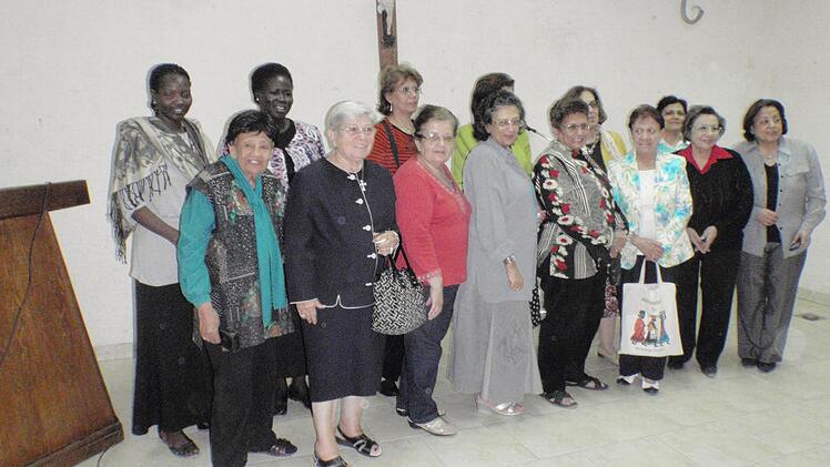 Die Damen des ägyptischen Weltgebetstag-Komitees