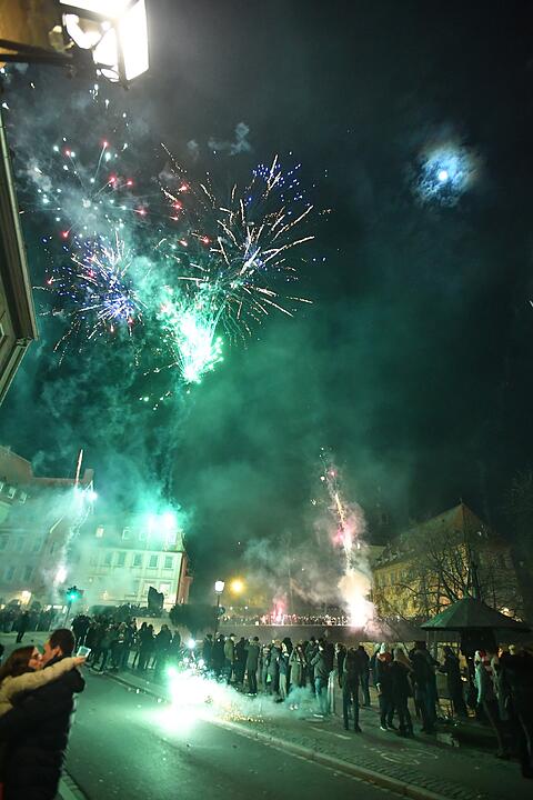Silvester: Bamberg begrüßt 2018