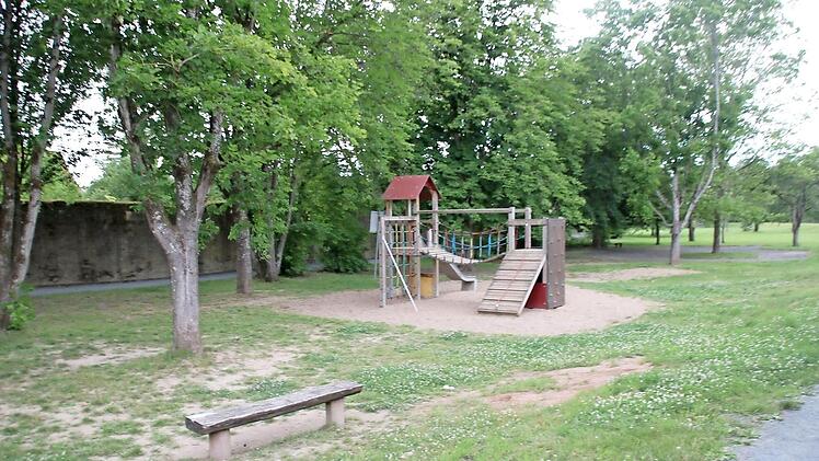 Der Spielplatz am Jörgentor ist wenig attraktiv.  Foto: Thomas Malz