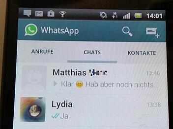 Mit WhatsApp kann man jetzt auch Telefonieren. Foto: Daniela Deeg