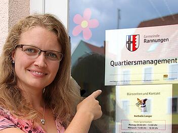 Nathalie Langer trat zum 1. Mai ihre Stelle als Quartiersmanagerin an. Sie  ist im Rahmen eines staatlich geförderten Pilotprojektes für die  Daseinsvorsorge in der Gemeinde Rannungen zuständig. Foto: Dieter Britz