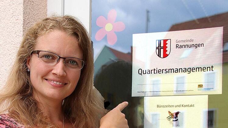 Nathalie Langer trat zum 1. Mai ihre Stelle als Quartiersmanagerin an. Sie  ist im Rahmen eines staatlich geförderten Pilotprojektes für die  Daseinsvorsorge in der Gemeinde Rannungen zuständig. Foto: Dieter Britz