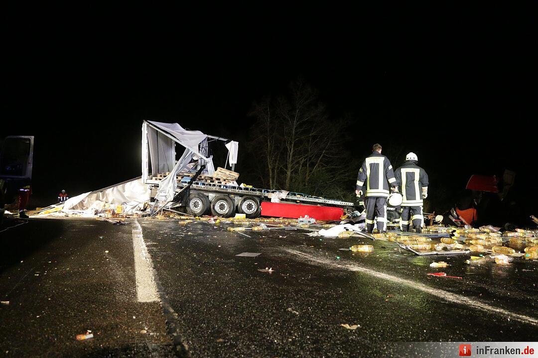 Lkw-Unfall auf A3: Vollsperrung