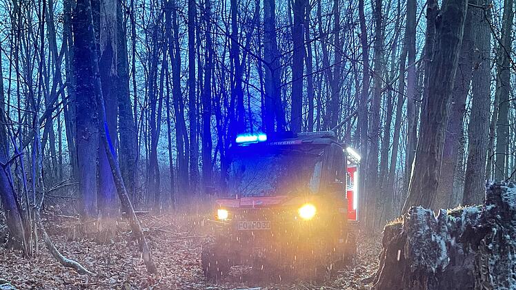 Forchheim: Brand in Wald