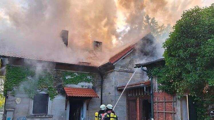 Dachstuhlbrand in Eckental-Forth