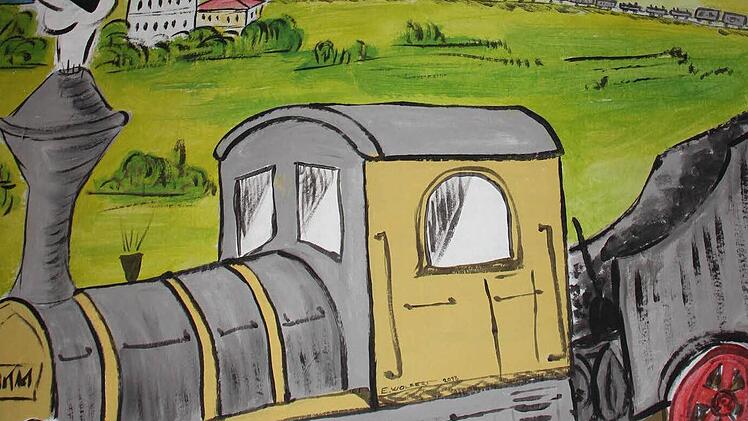 Erich Wolfert hatte weider das Motiv-Plakat gemalt.