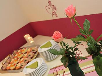 Ein romantisches Ambiente wird den Hochzeitsgästen im neuen Empfangssaal geboten. Fotos: Marco Meißner