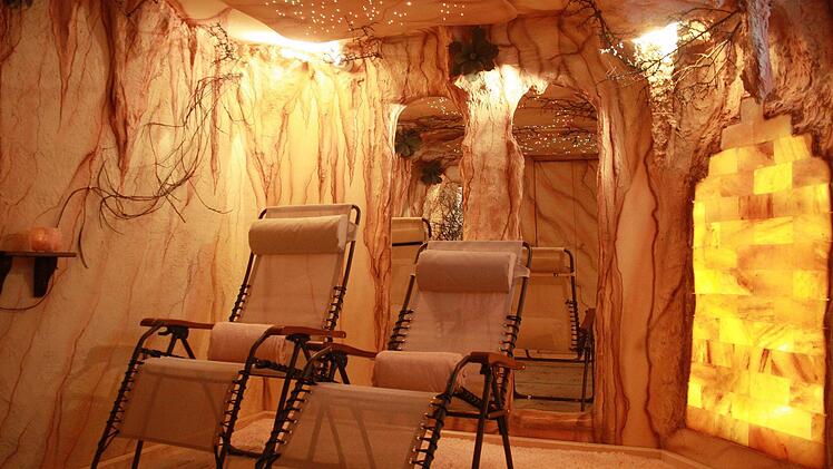Die Salzgrotte ist die neue Attraktion auf dem Ferienhof Koserhof. Fotos: Klaus-Peter Wulf