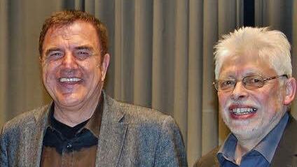 Die Macher des Bad Bockleter Musikfrühlings: Intendant Hermann Freibott (links) und Bürgermeister Wolfgang Back freuen sich. Foto: Sigismund von Dobschütz