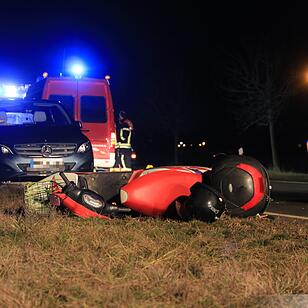 Schwerer Unfall zwischen Hirschaid und Altendorf