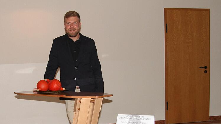 Christoph Schmidt war diesmal der einzige Meisterschüler aus dem Landkreis Haßberge,  Foto: gg