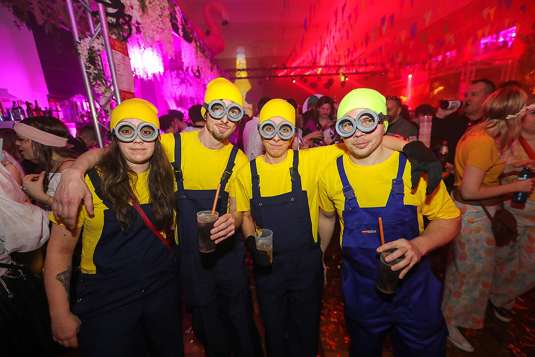 Beste Partystimmung in der Stadthalle