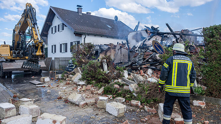 Explosion in Wohnhaus in Frontenhausen