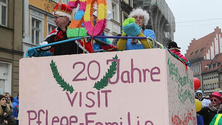 Faschingsumzug in Bamberg Foto: RiegerPress