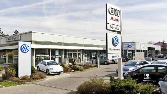 Ein Autohaus mit Tradition: Der VW- und Audi-Händler Meyer in Ochsenfurt.  Foto: Meyer