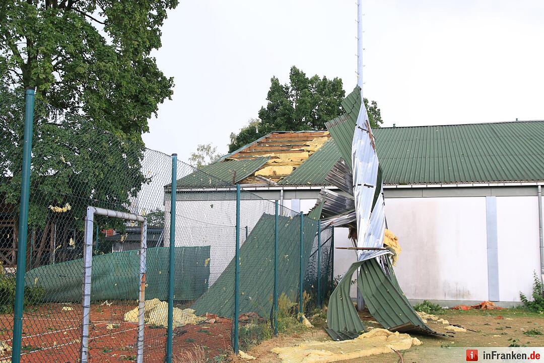 Massive Schäden nach Sturm in Bamberg