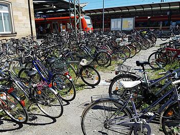 Bamberg und seine Radler: Fahrradstelleplatz am Bahnhof Foto: RiegerPress
