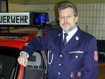 Gabriel Finger war neun Jahre Kommandant der Ha&szlig;furter Feuerwehr.privat
