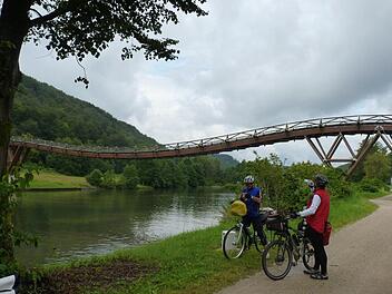 Die Brücke von Essing über die Altmühl ist die längste Holz-Bogenbrücke Europas. Foto: privat