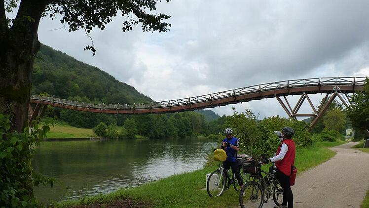 Die Brücke von Essing über die Altmühl ist die längste Holz-Bogenbrücke Europas. Foto: privat