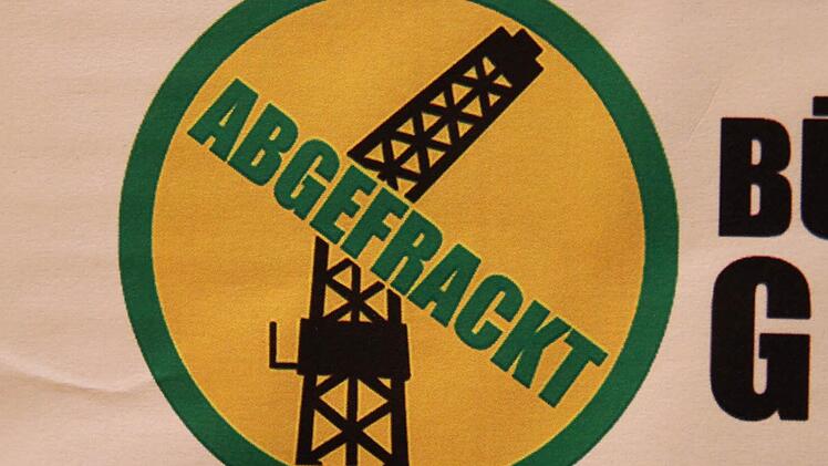 "Abgefrackt" nennt sich das "Weidener Bündnis gegen Frakcing". Fotos: Jochen Nützel