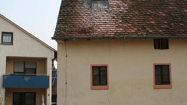 Hinter der geschlossenen Türe befindet sich der Holzbackofen, in dem jede Woche Brot gebacken wird. Der Versicherung war das Storchennest auf dem Schornstein zu gefährlich  Foto: Evi Seeger