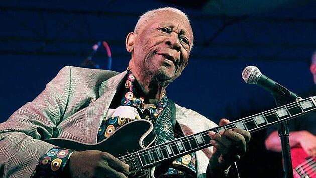 Blues-Musiker B.B. King im Jahr 2012. Foto: Rogelio V. Solis/dpa/AP