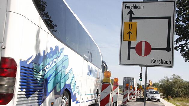 Von der FO 25 aus können die Busse schon seit Ende Juni keine Fahrgäste mehr zum Bahnhof Kersbach bringen. Foto: Ekkehard Roepert