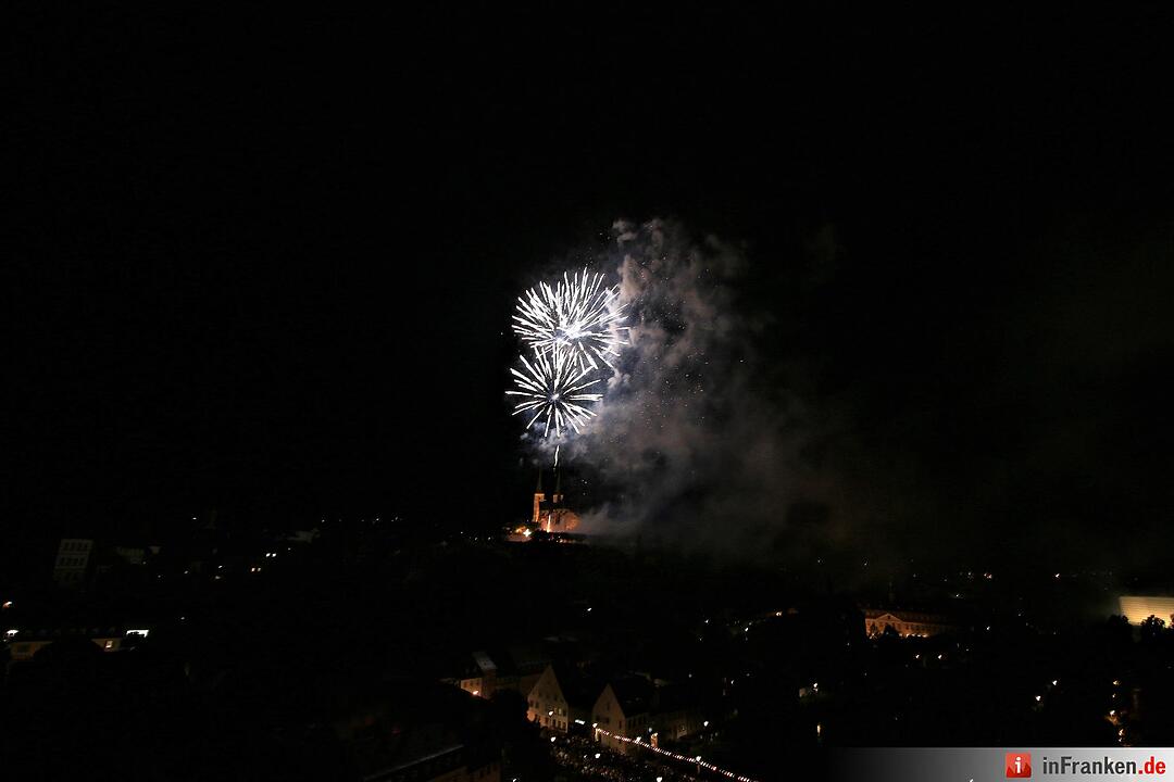 Sandkerwa-Feuerwerk in Bamberg